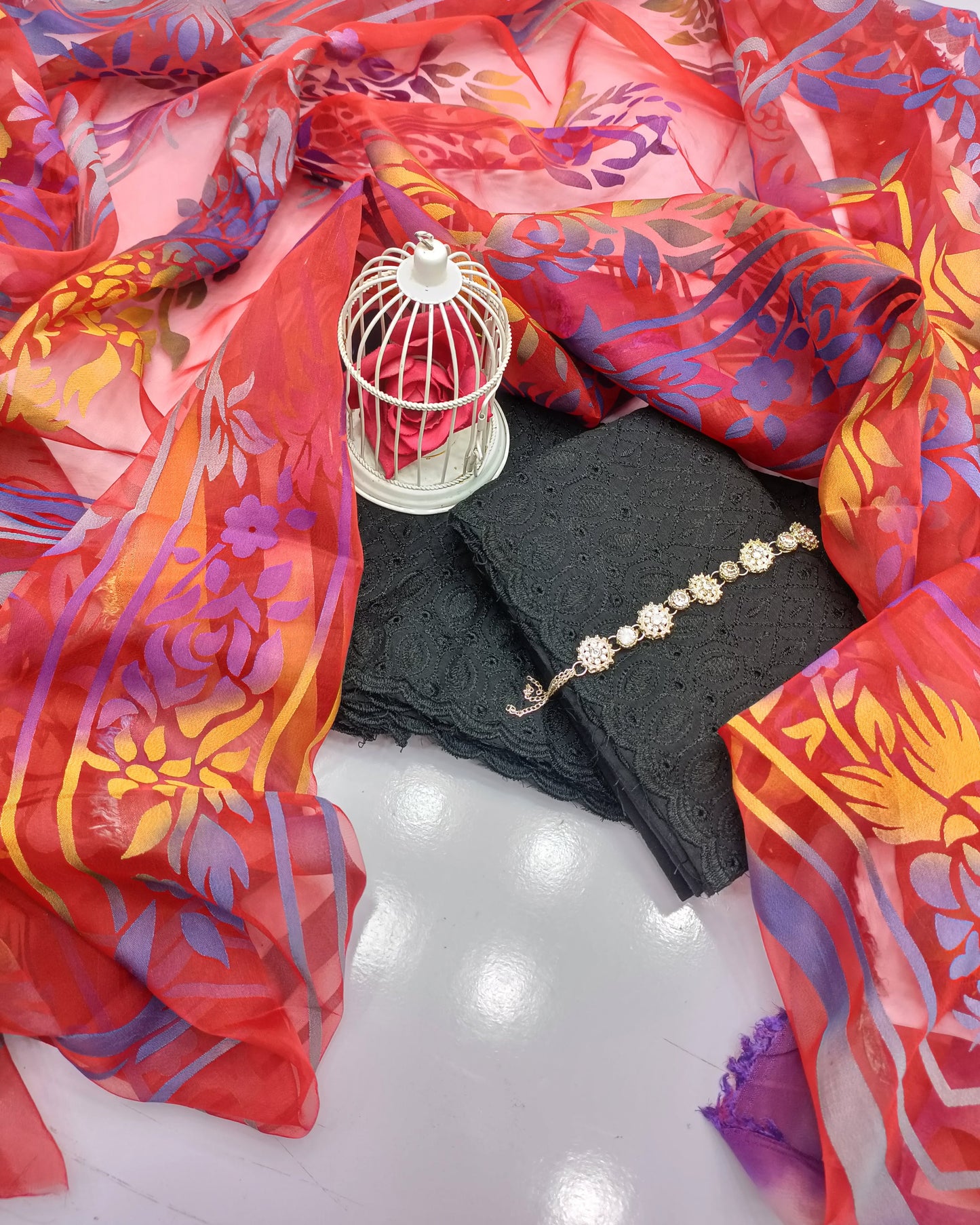 Palachi Organza -3pc