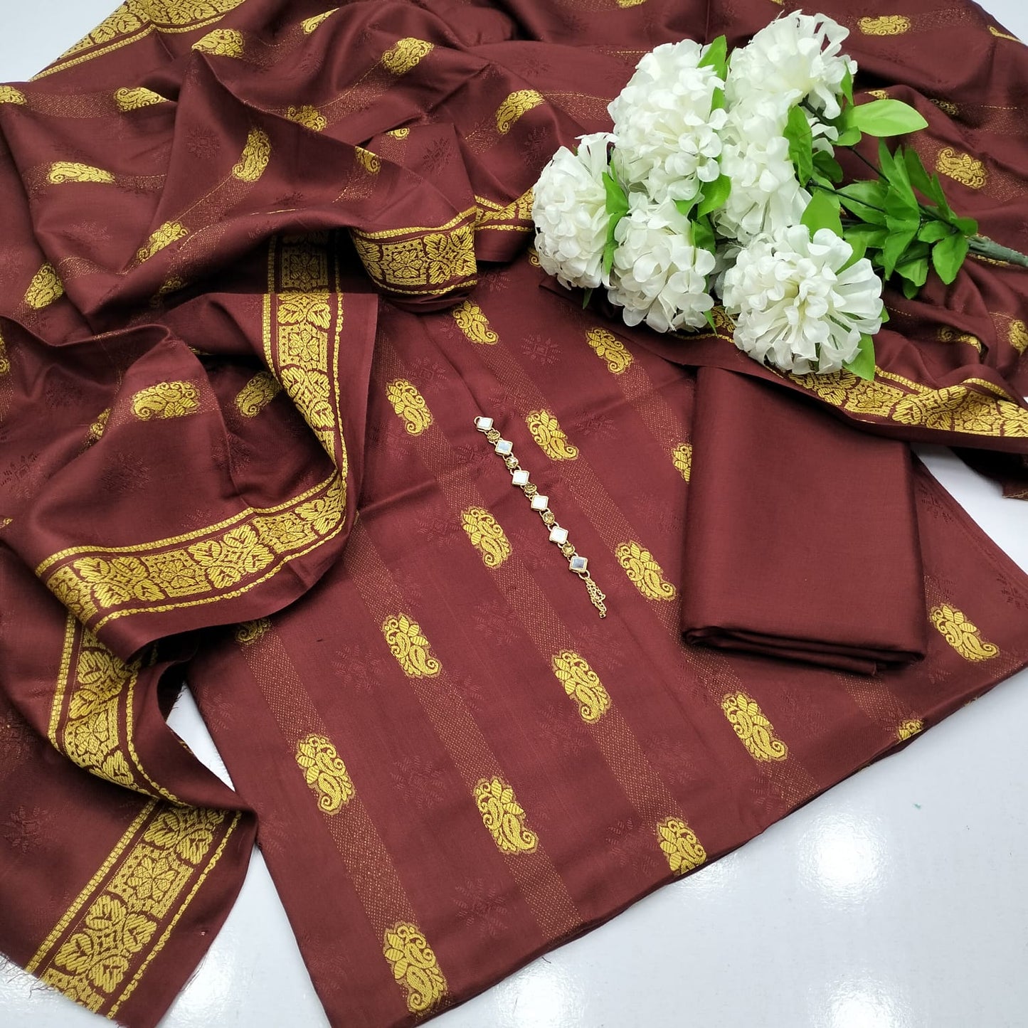 Banarsi Linen - 3 piece suit