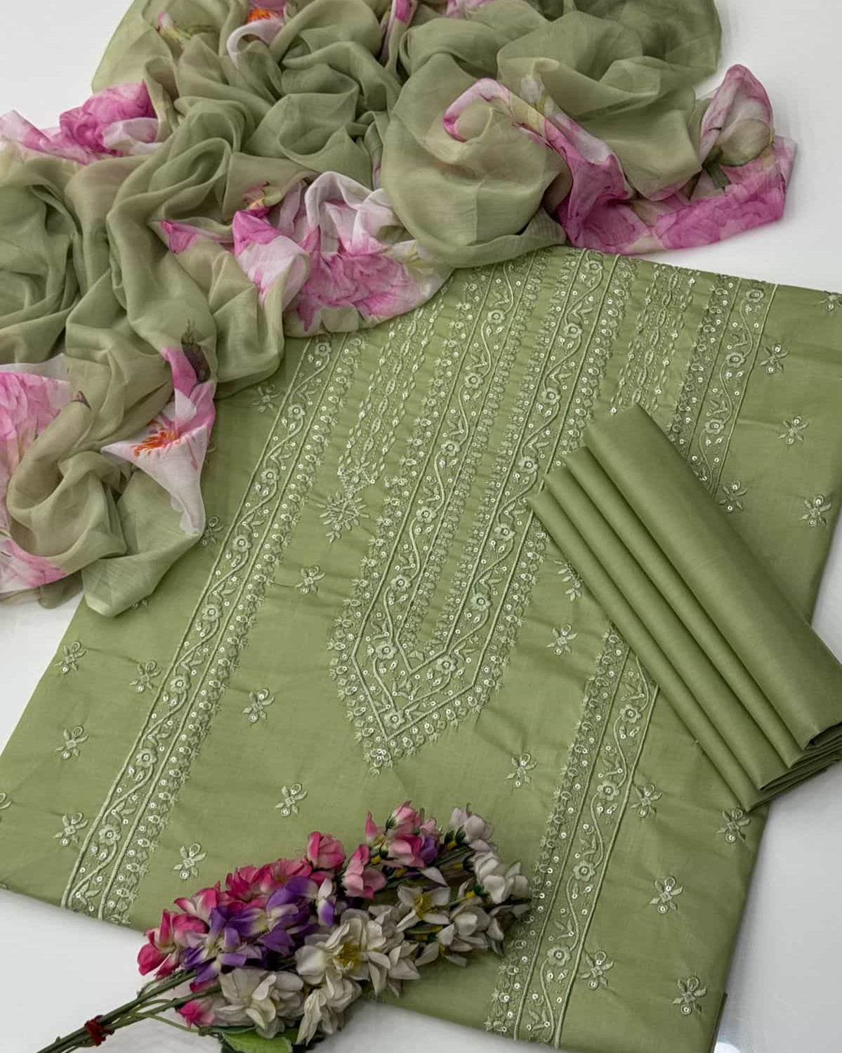 Eid Bareeze Lawn -3 piece suit