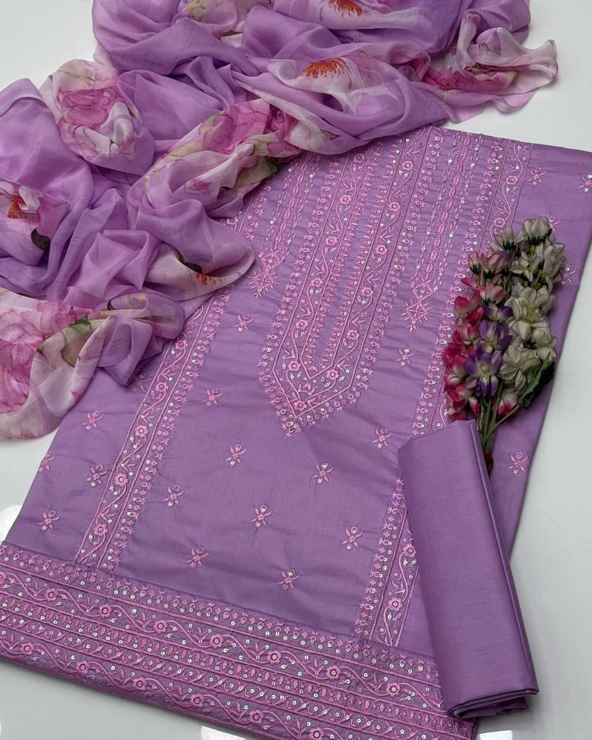 Eid Bareeze Lawn -3 piece suit