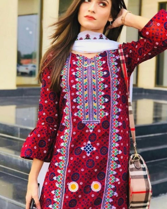 Ajrak 3-piece Suit