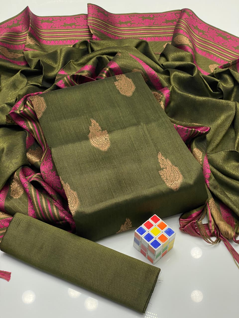 Banarsi Susi Jacquard - 3 Piece