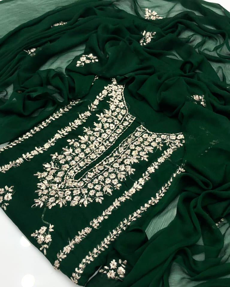 Gotta Grace - Handmade 2pc chiffon Suit