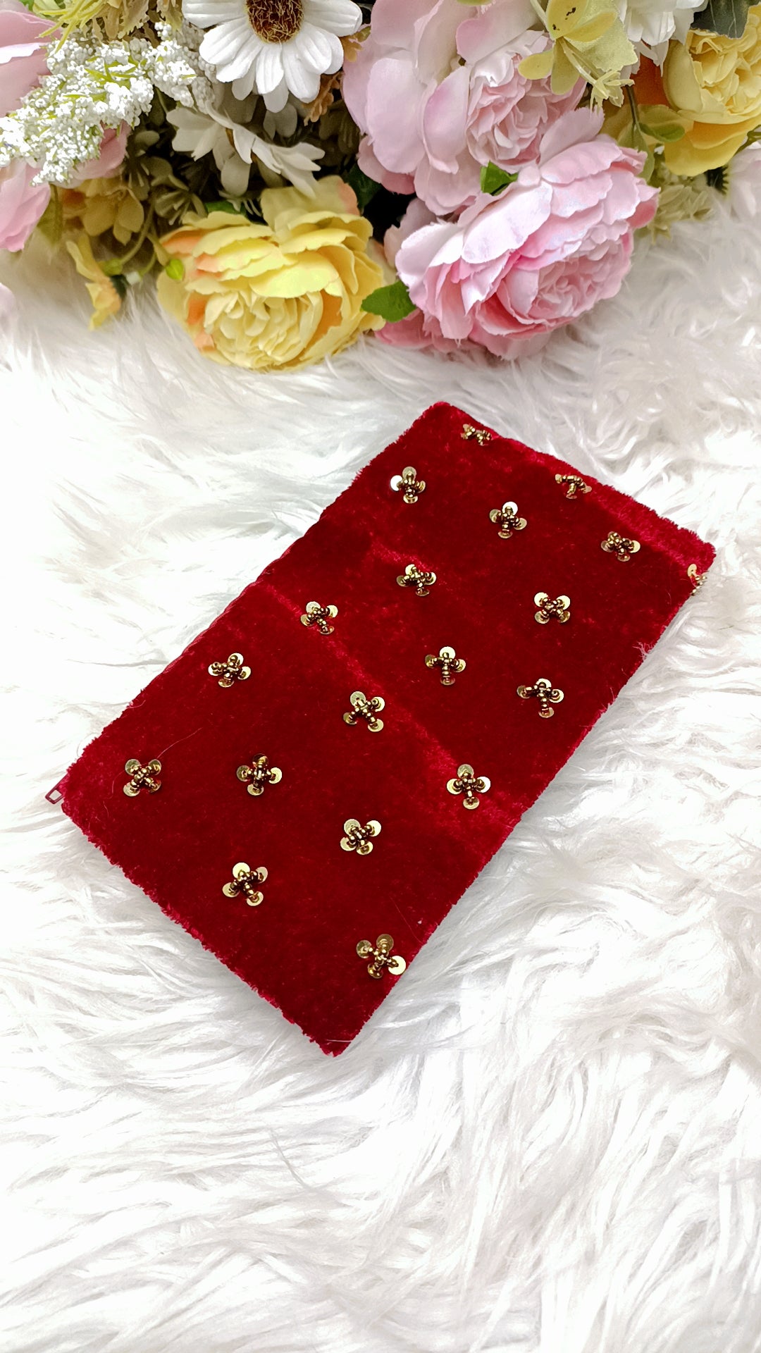 Elegant Handmade Beaded Money Envelope β Wedding Gift Edition