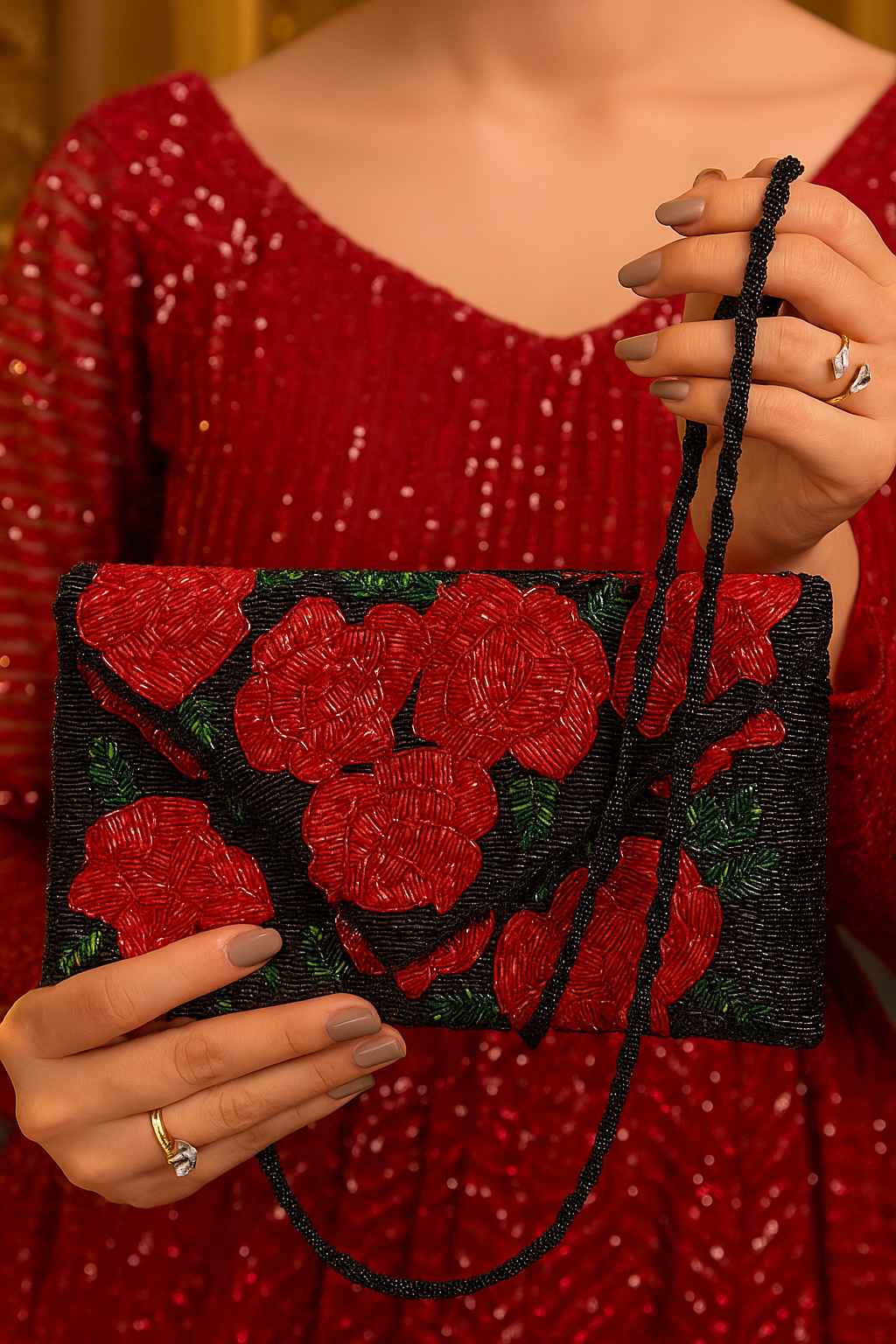 Roses in the Dark Purse