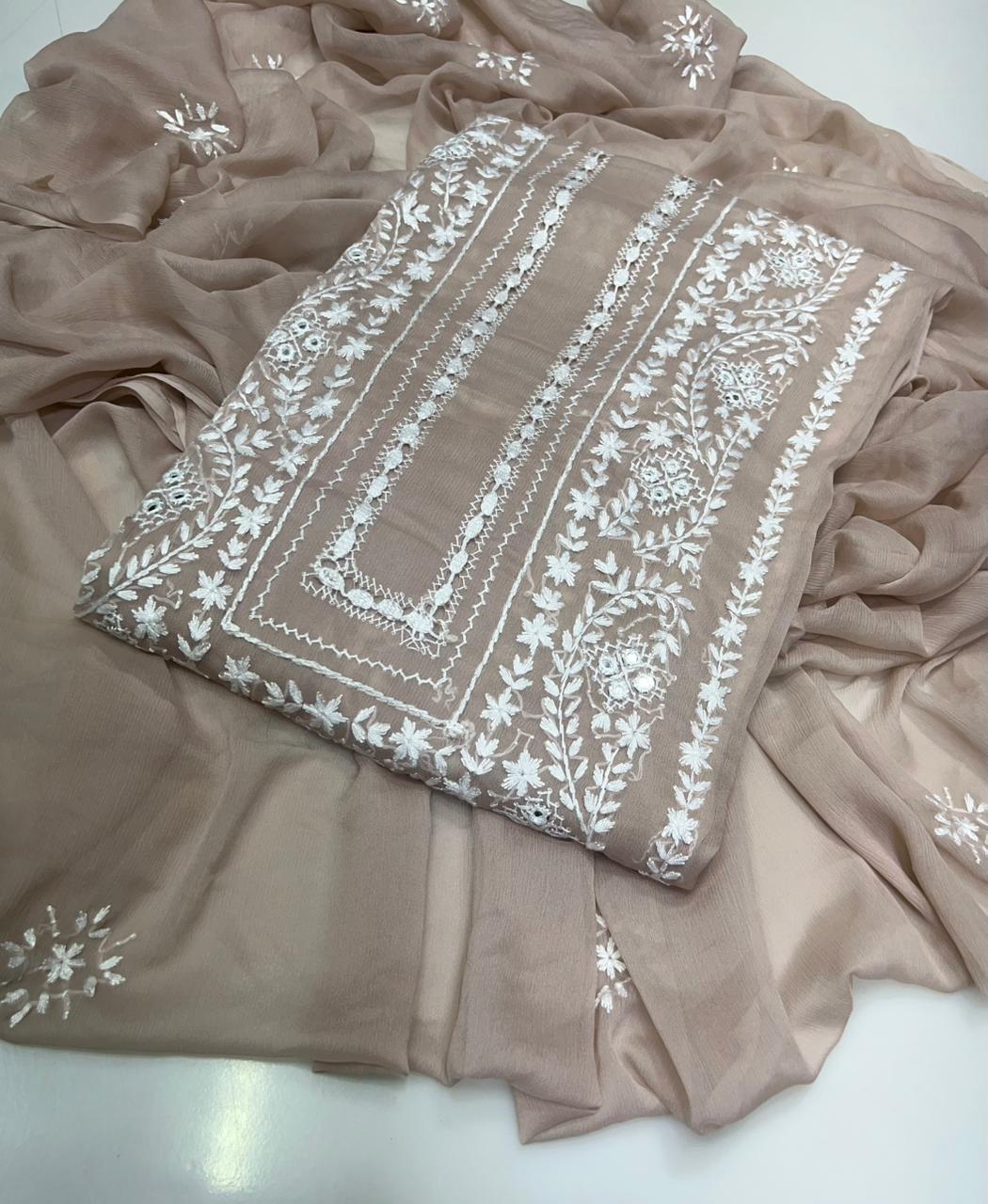 Handcrafted Chiffon -2 piece