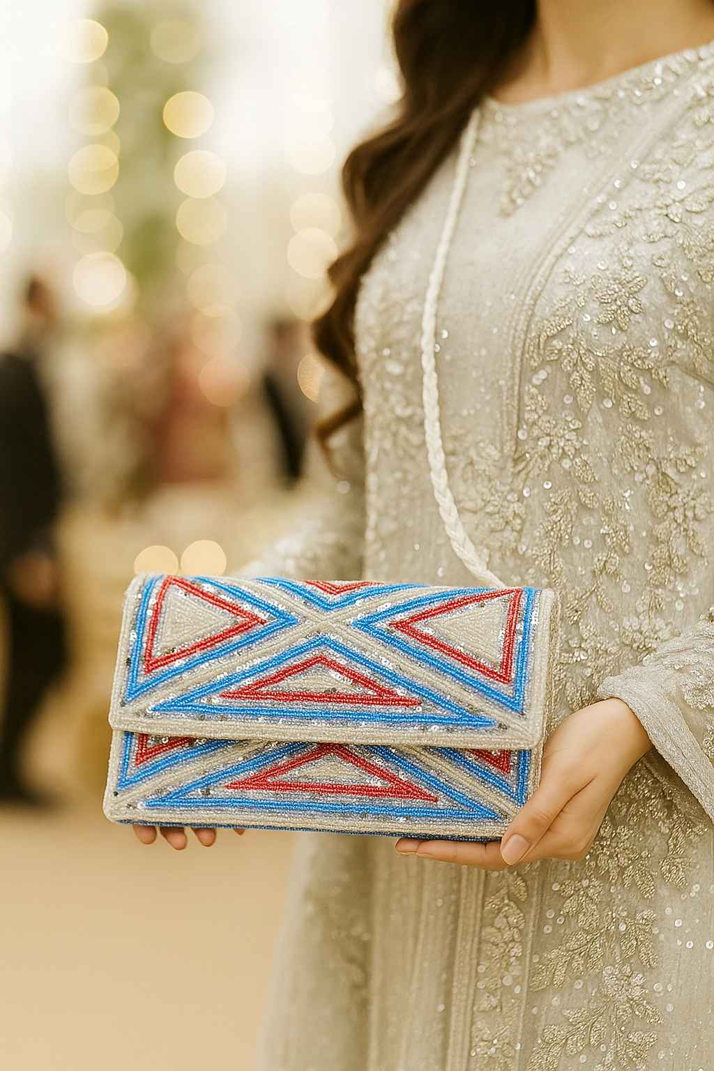 Gleamora– Beaded Purse