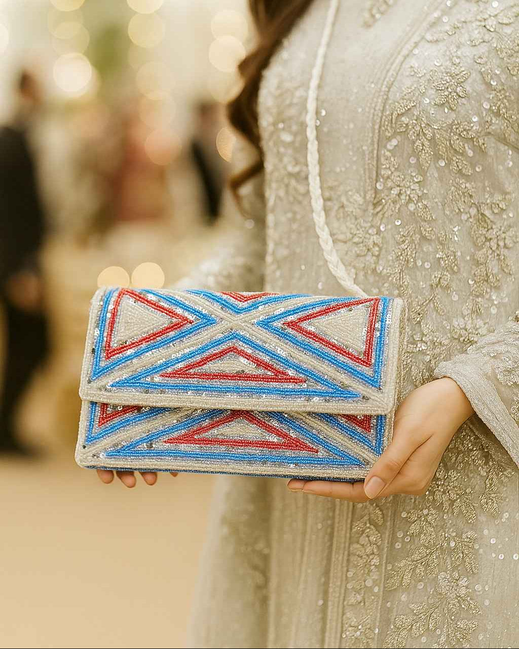 Gleamora– Beaded Purse