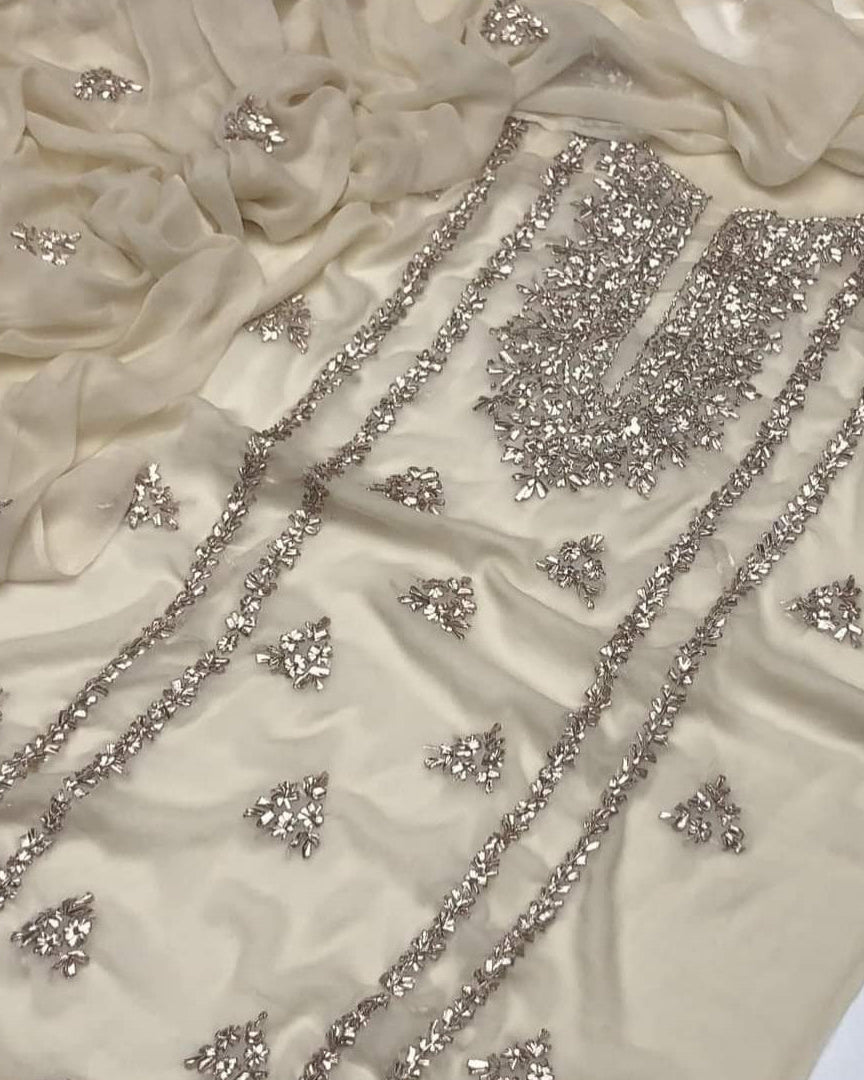 Gotta Grace - Handmade 2pc chiffon Suit