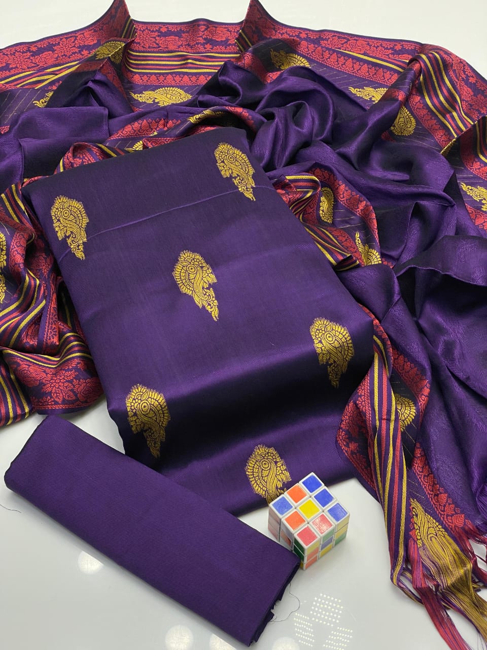 Banarsi Susi Jacquard - 3 Piece