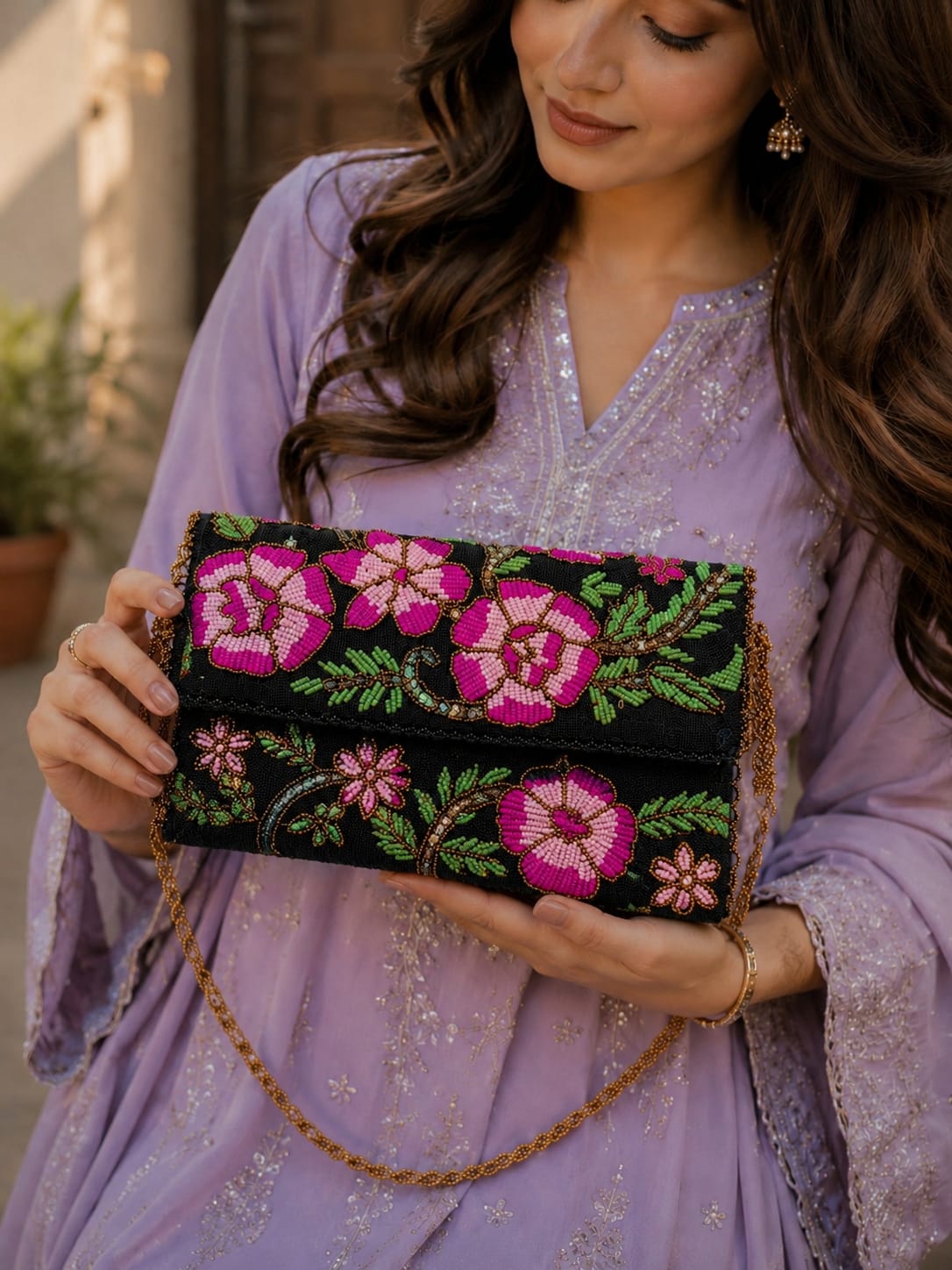 Khaadi evening clutch