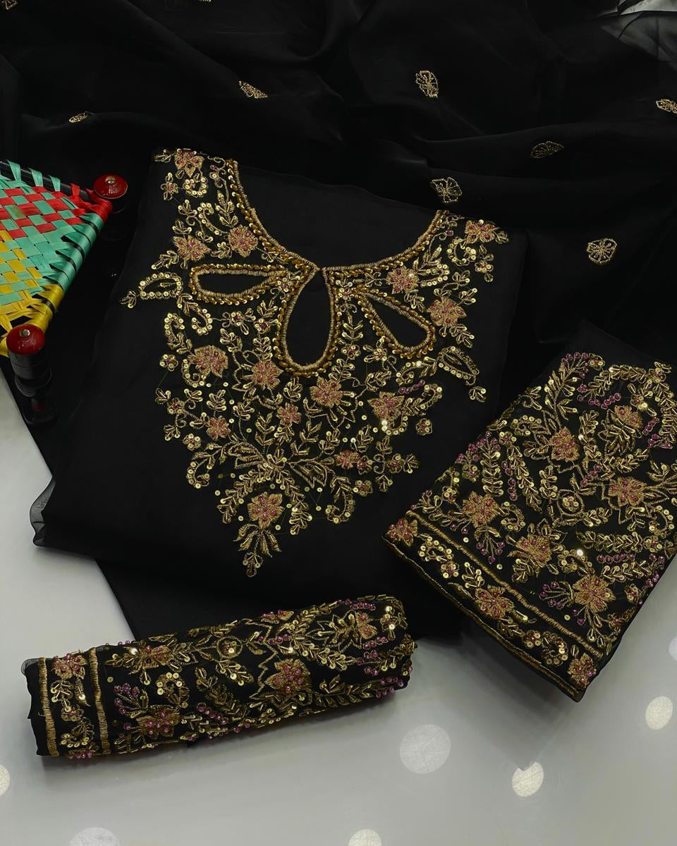 Indian Organza Fancy - 3 piece