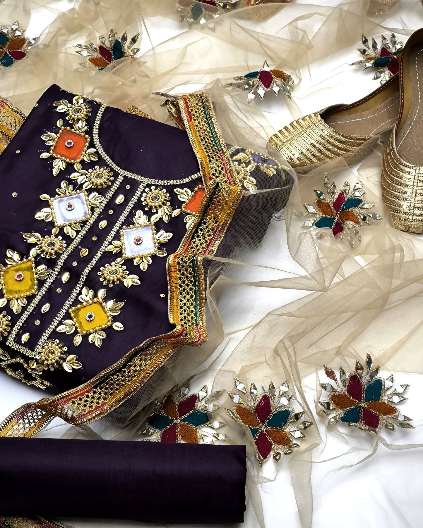 Royal Kundan Grace - 3pc