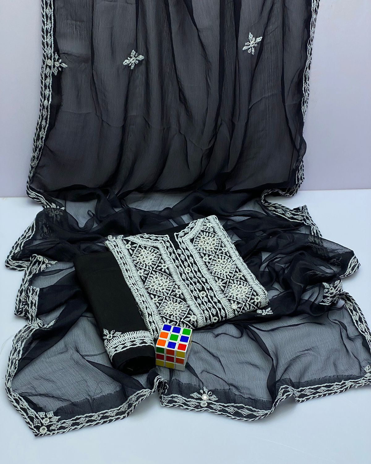 Balochi Emb Lawn -3pc