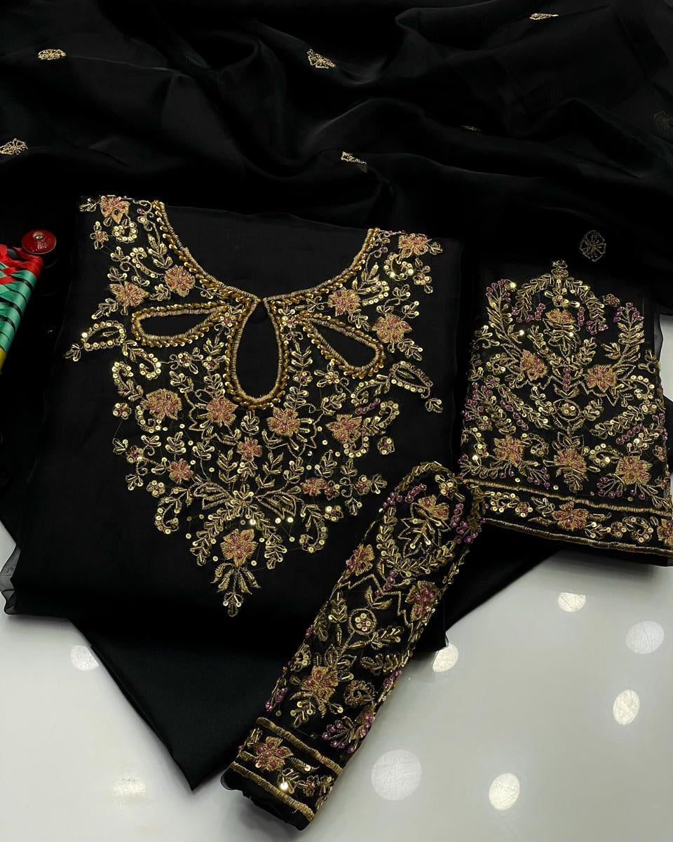 Indian Organza Fancy - 3 piece