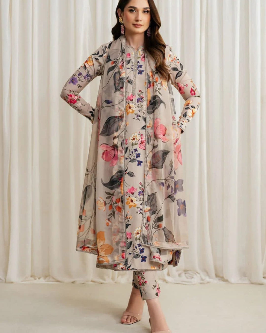 Monar swiss Lawn - 3 piece suit