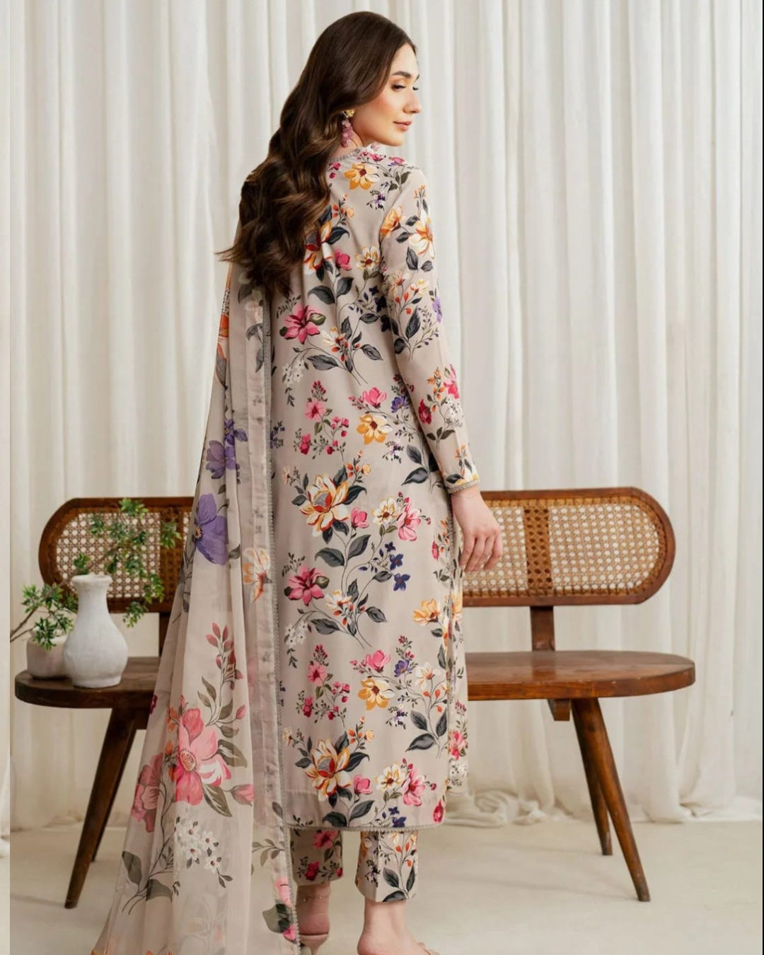 Monar swiss Lawn - 3 piece suit