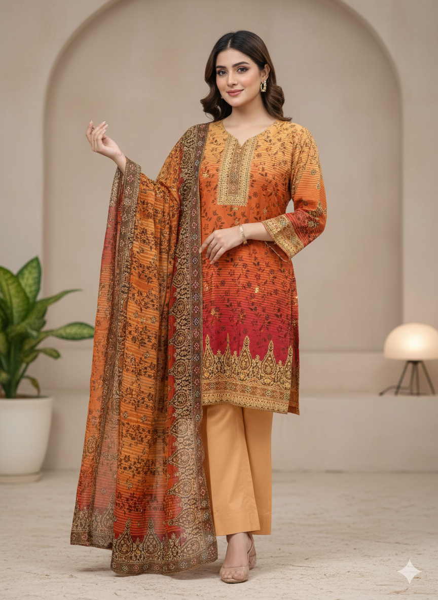 Printed - 3 Piece Lawn