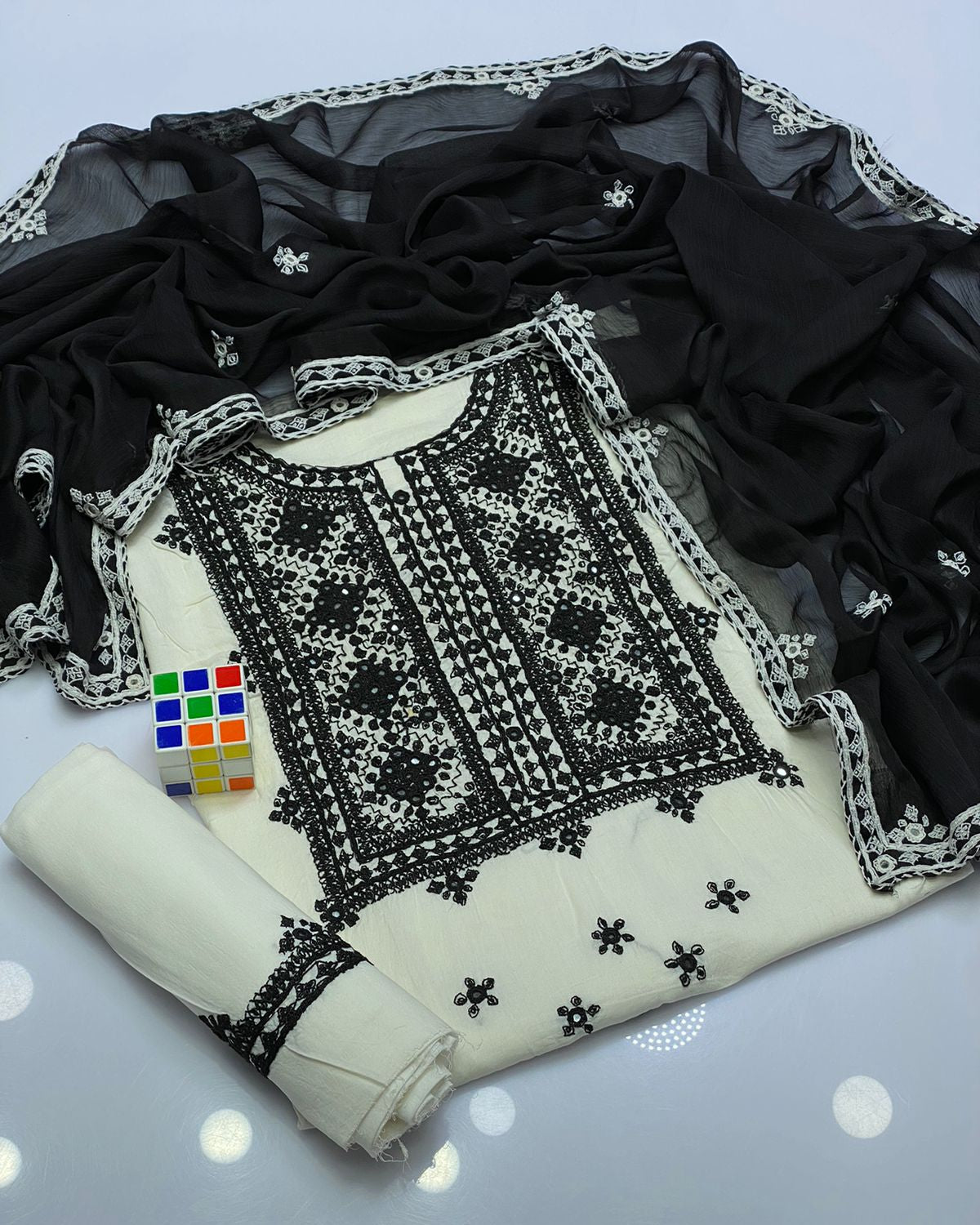 Balochi Emb Lawn -3pc