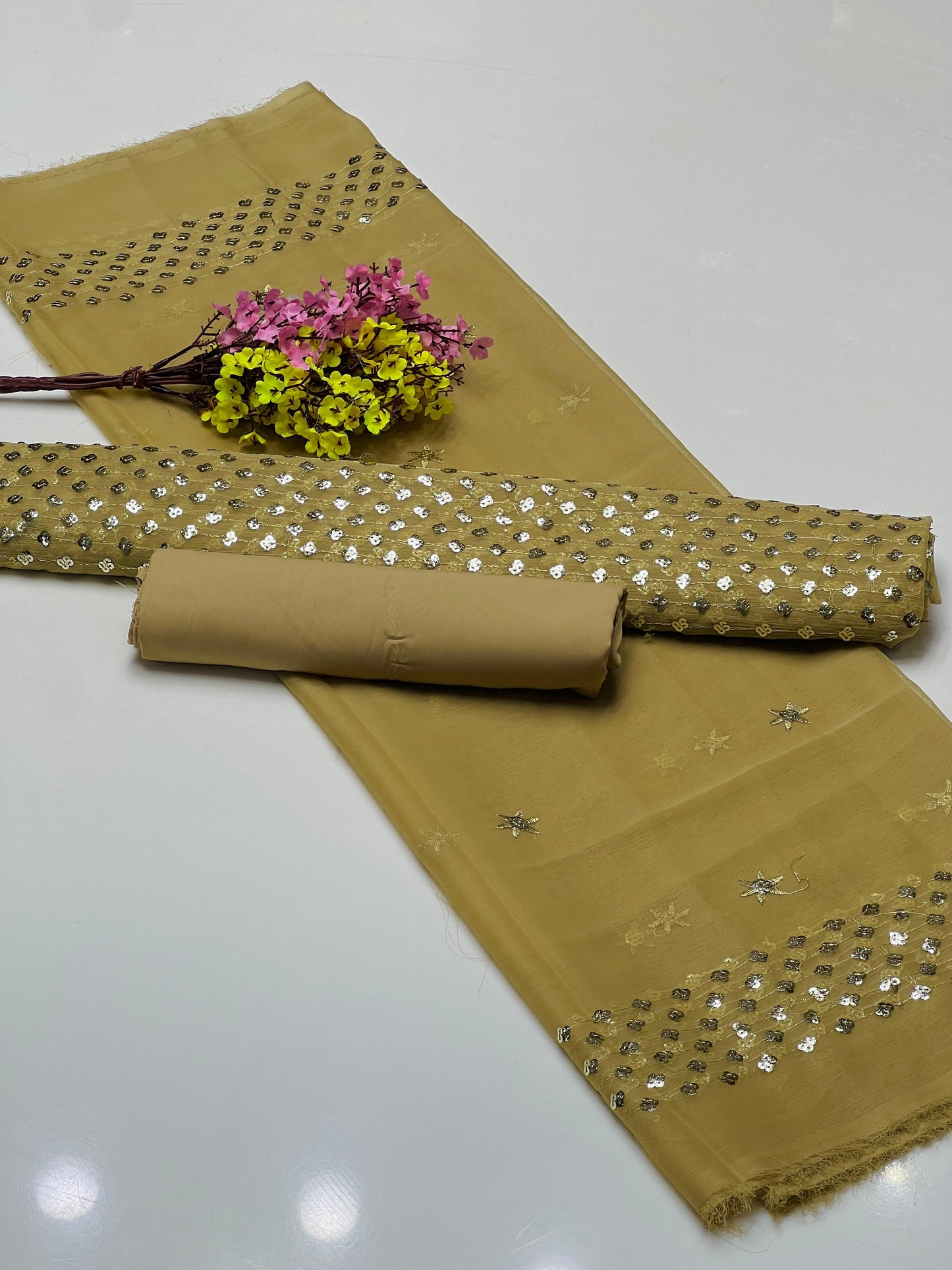 Indian Crinkle Chiffon - 3 piece