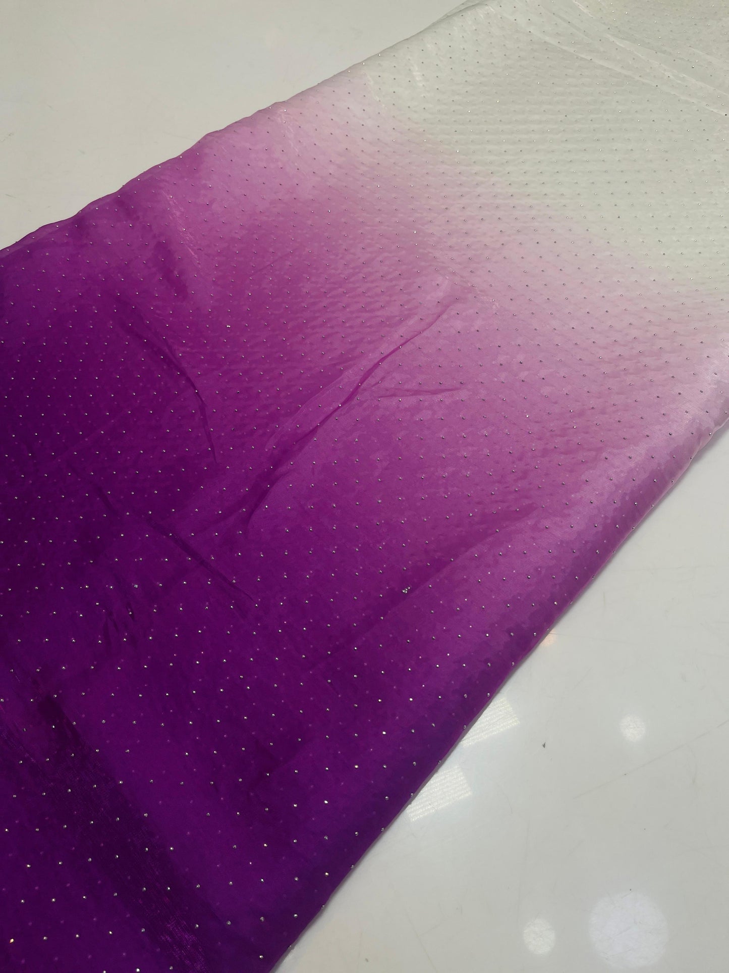 Korean Sheesha Silk sari tie & dyr