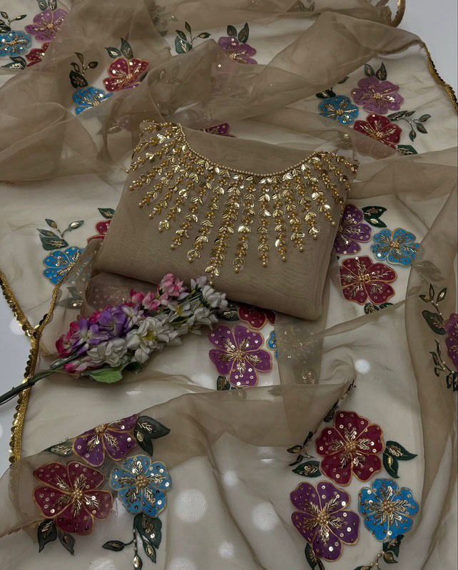 Organza - 2pc Hand Paint