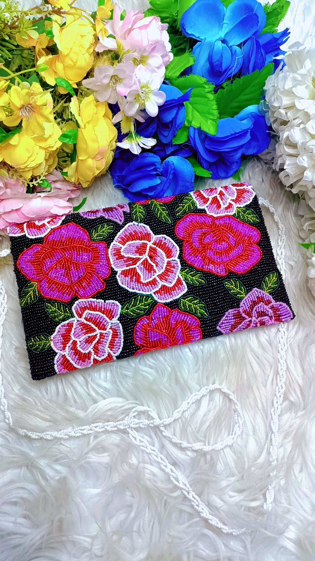 Black luxe clutch