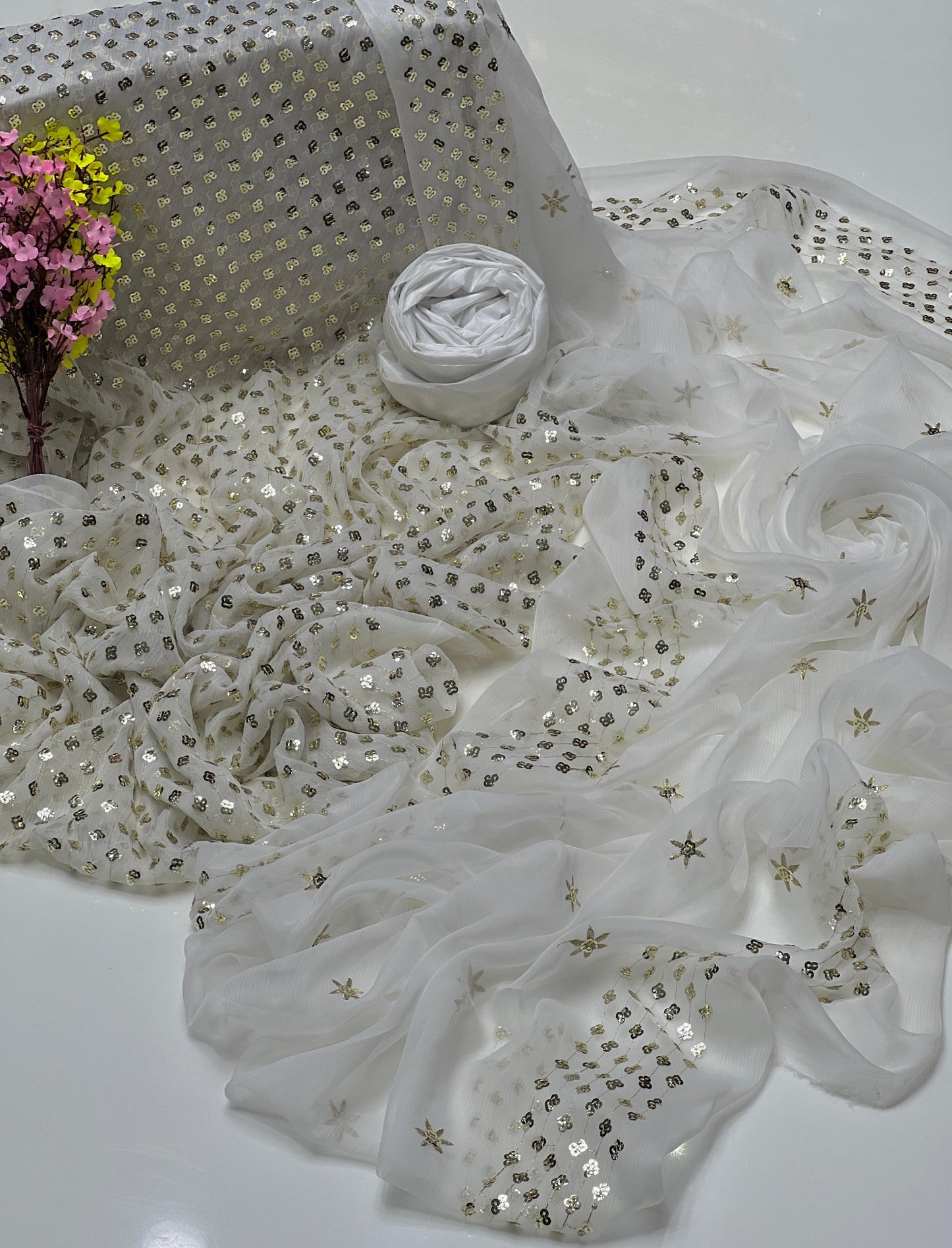 Indian Crinkle Chiffon - 3 piece