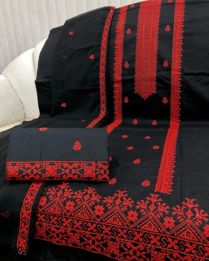 LawnCotton Cross-stitch with Khussa