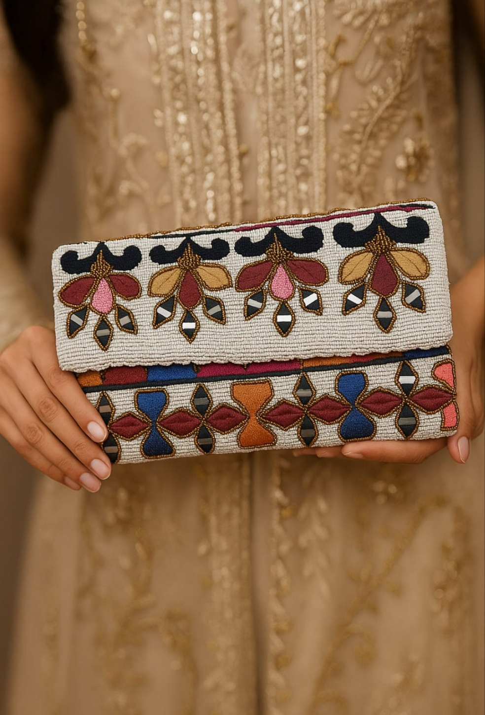 Bead Charm Purse