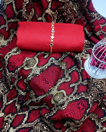 Printed Linen- 2 piece suit