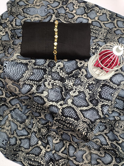 Printed Linen- 2 piece suit