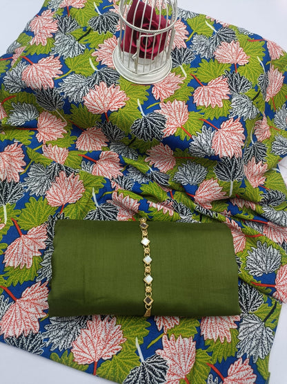 Printed Linen- 2 piece suit