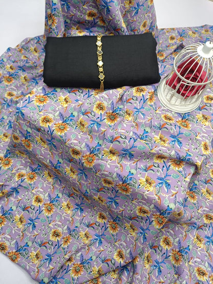 Printed Linen- 2 piece suit