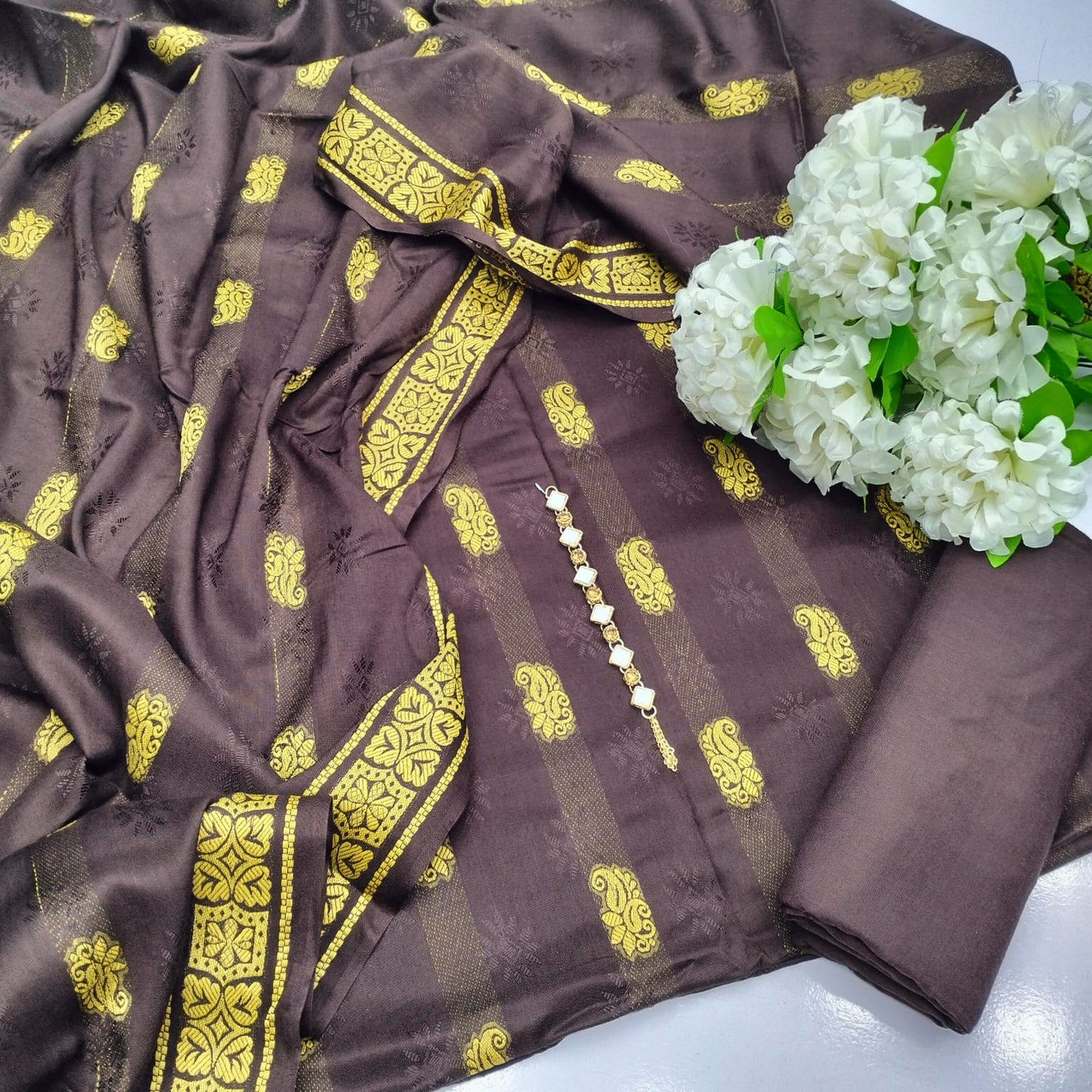 Banarsi Linen -3pc