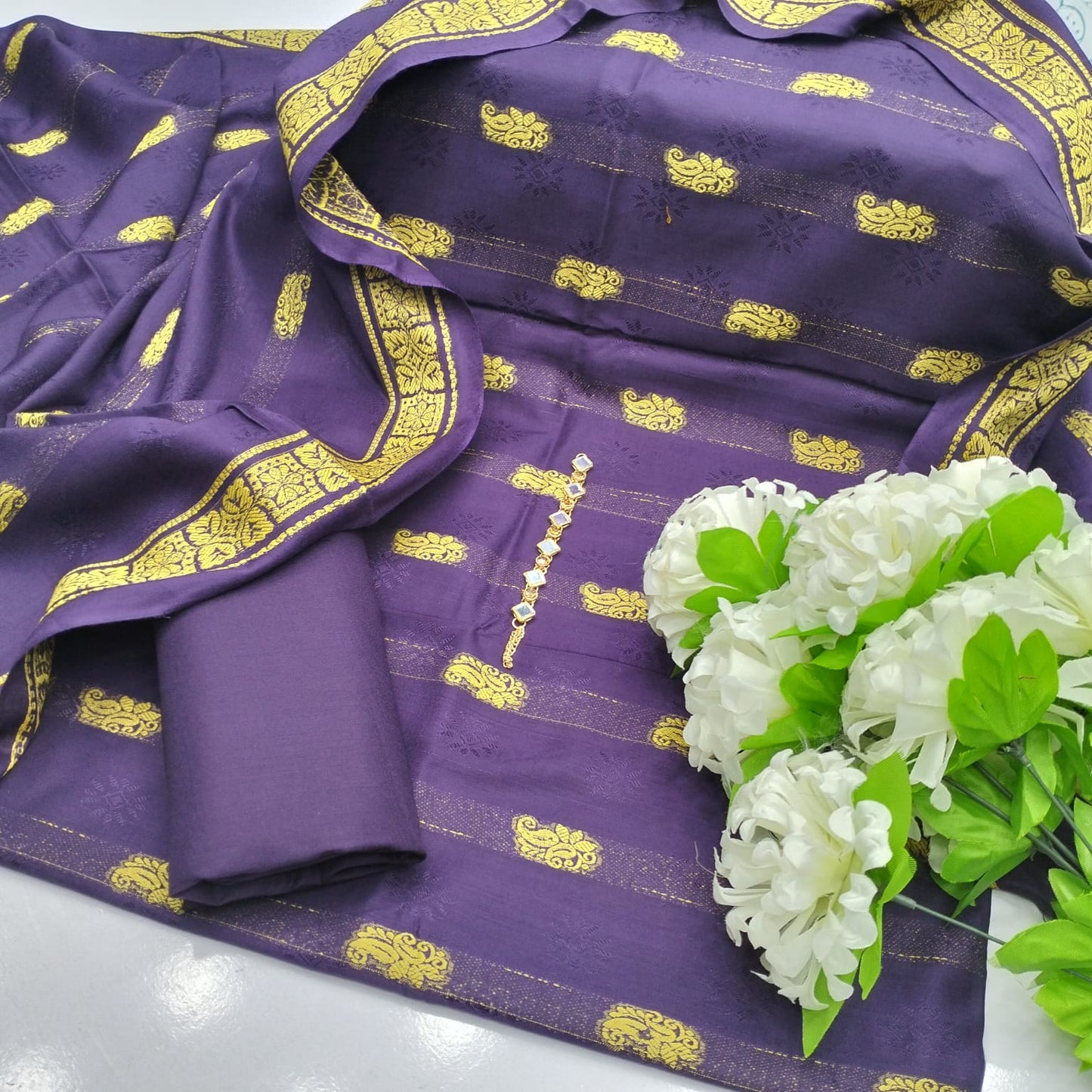 Banarsi Linen -3pc