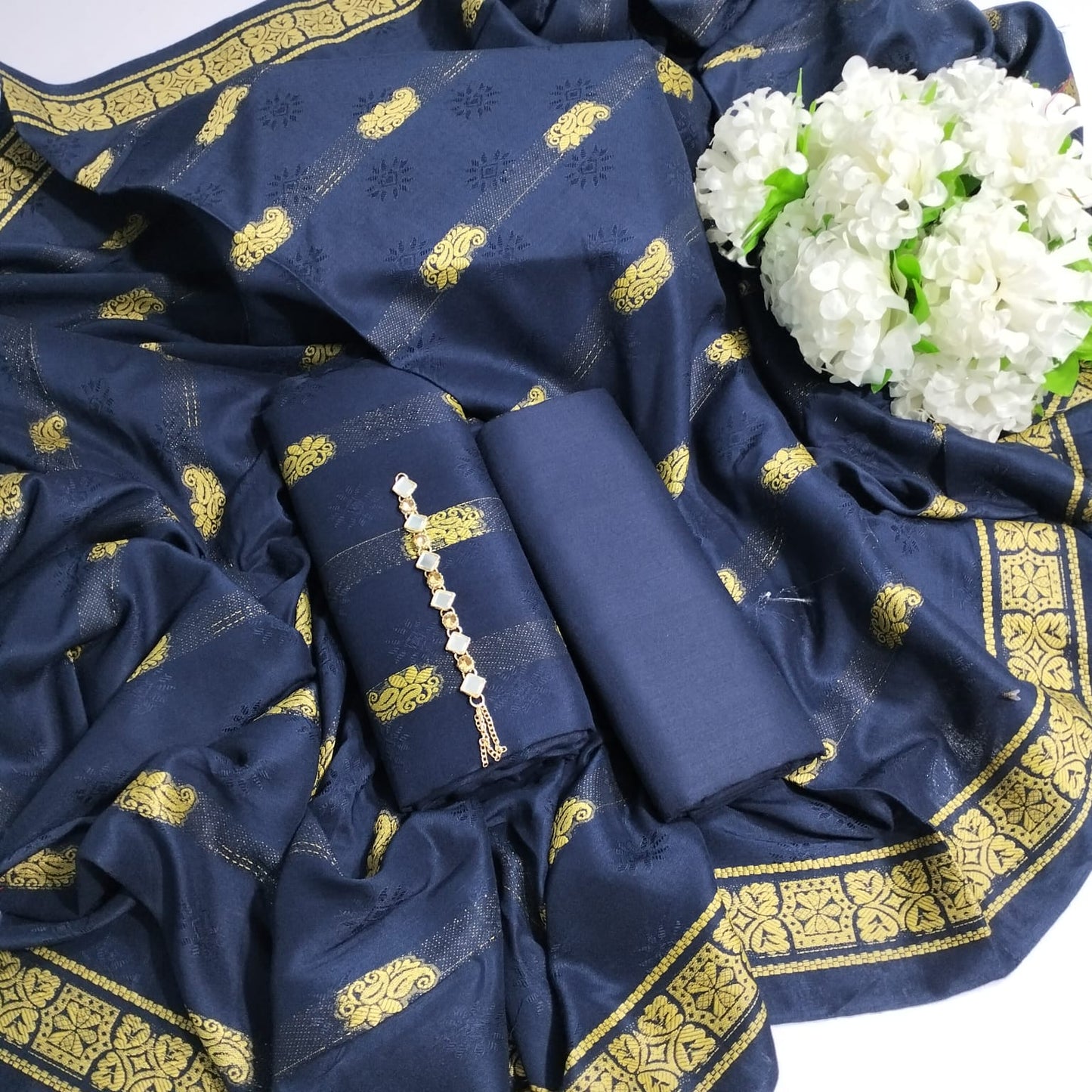 Banarsi Linen -3pc