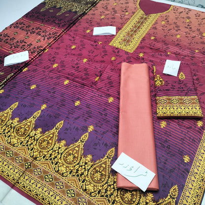 Luxury Lawn-Printed 3pc