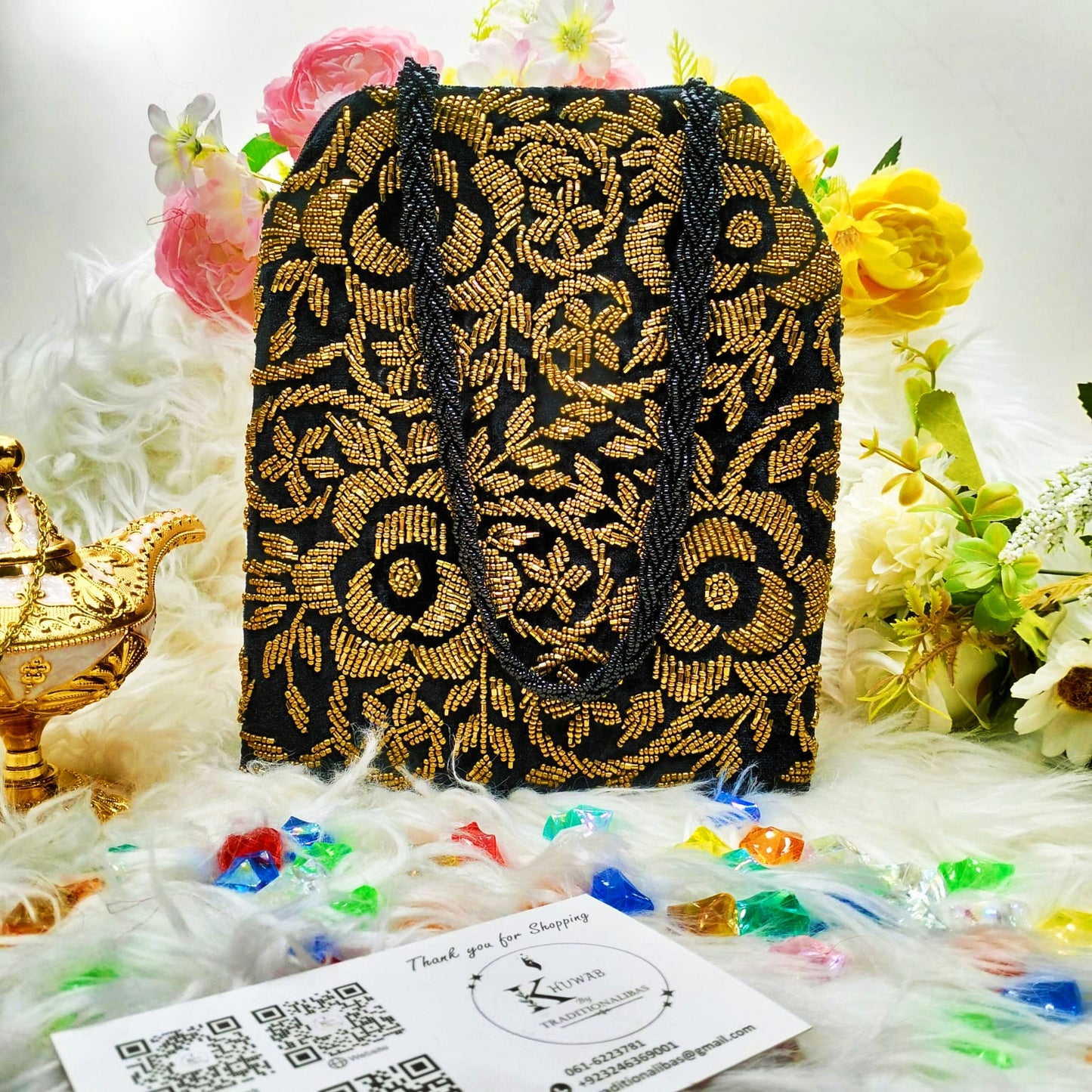 Black Velvet purse