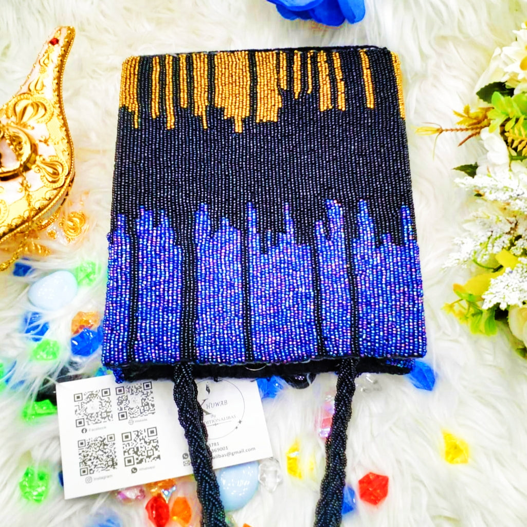 Boho Beads Handmade Bag – Unique Statement Purse