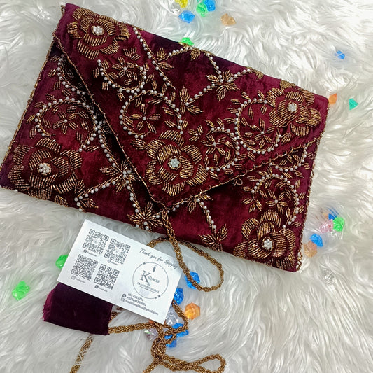 Handmade Beaded Quran Cover - Elegant & Unique Protection