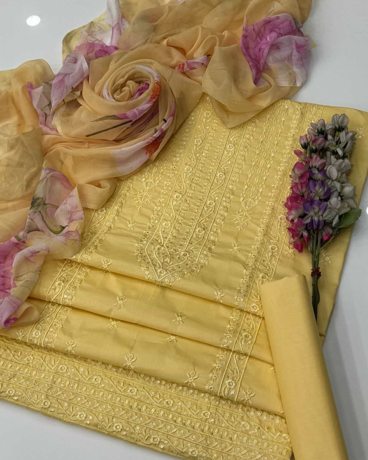 Eid Bareeze Lawn -3 piece suit