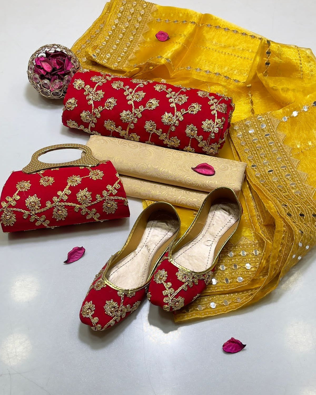 Red with Yellow
