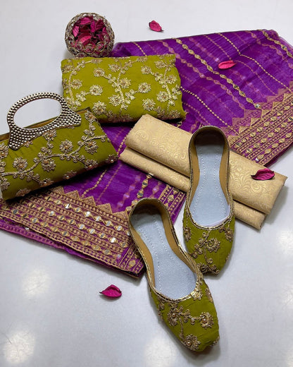 Dahani with Purple