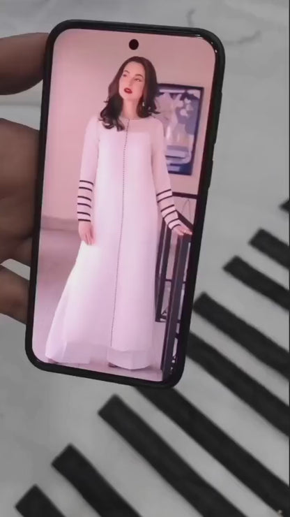 Royal Organza Eid Suit Inspired by Hania Amir – 3 Piece