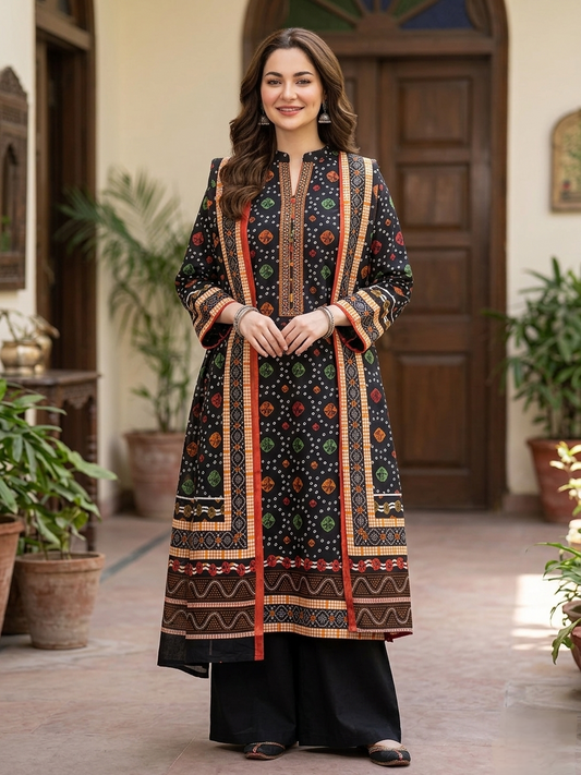 Chunri Print Lawn - 3 Piece