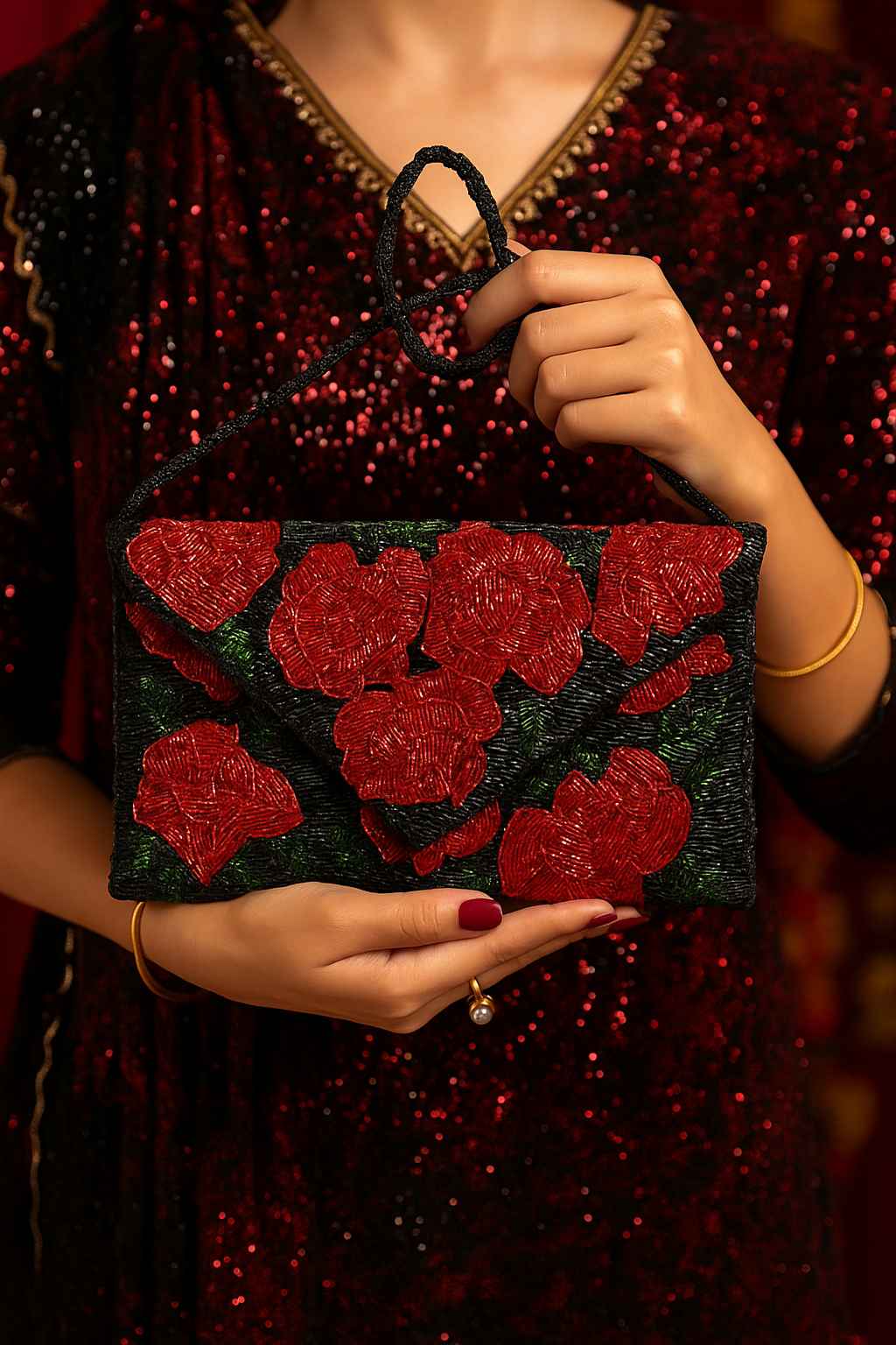 Roses in the Dark Purse