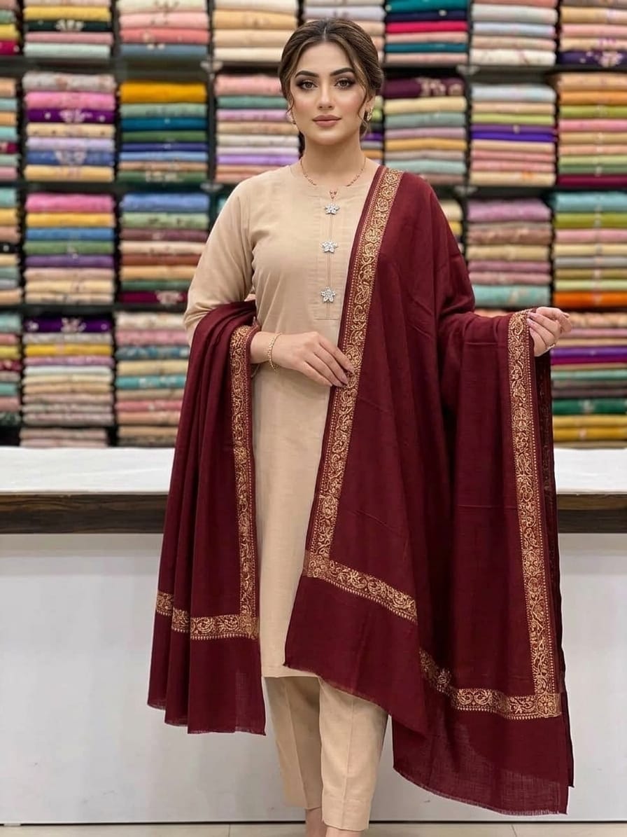 Premium pashmina -3 piece unstitched