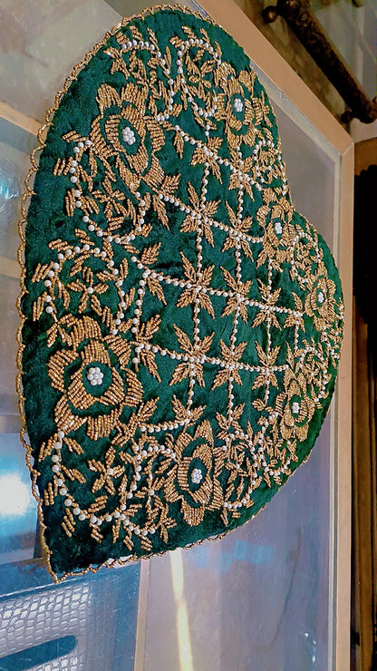 Heart Table Mat – Handmade