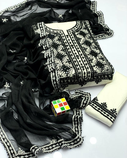 Balochi Emb Lawn -3pc